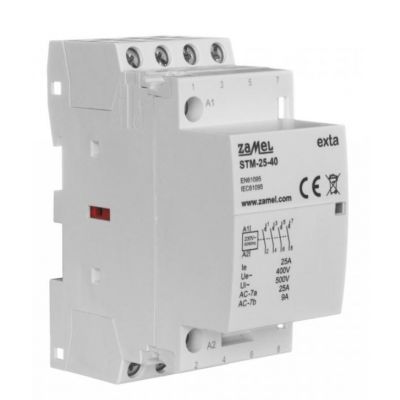 Stycznik modułowy instalacyjny 25A 4xNO 230V AC STM-25-40 ZAMEL (EXT10000295-WUN)
